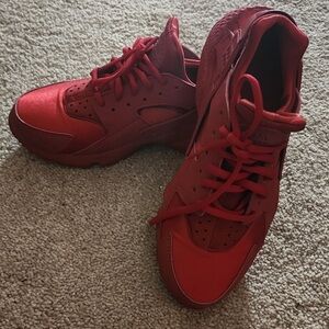 Nike Vibrant Red Athletic Sneakers